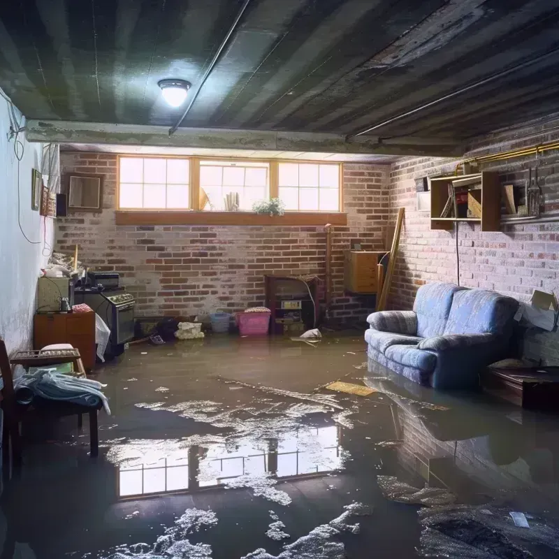 Flooded Basement Cleanup in Hilbert, WI